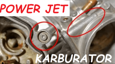 Modifikasi Power Jet Karburator Untuk Mengail Putaran Atas