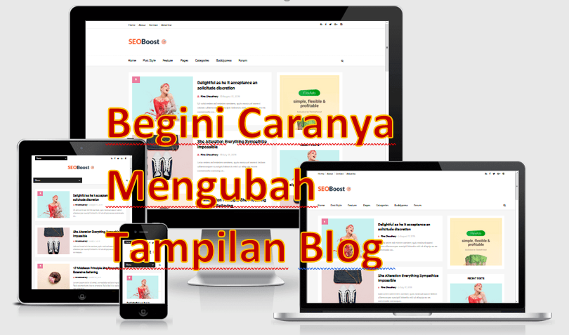 Cara memasang & mengedit template blogger