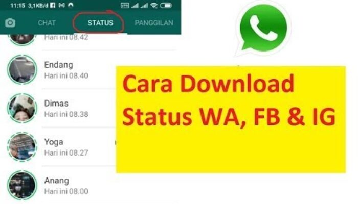 3 Cara Download Photo Video Status Whatsapp Facebook Instagram